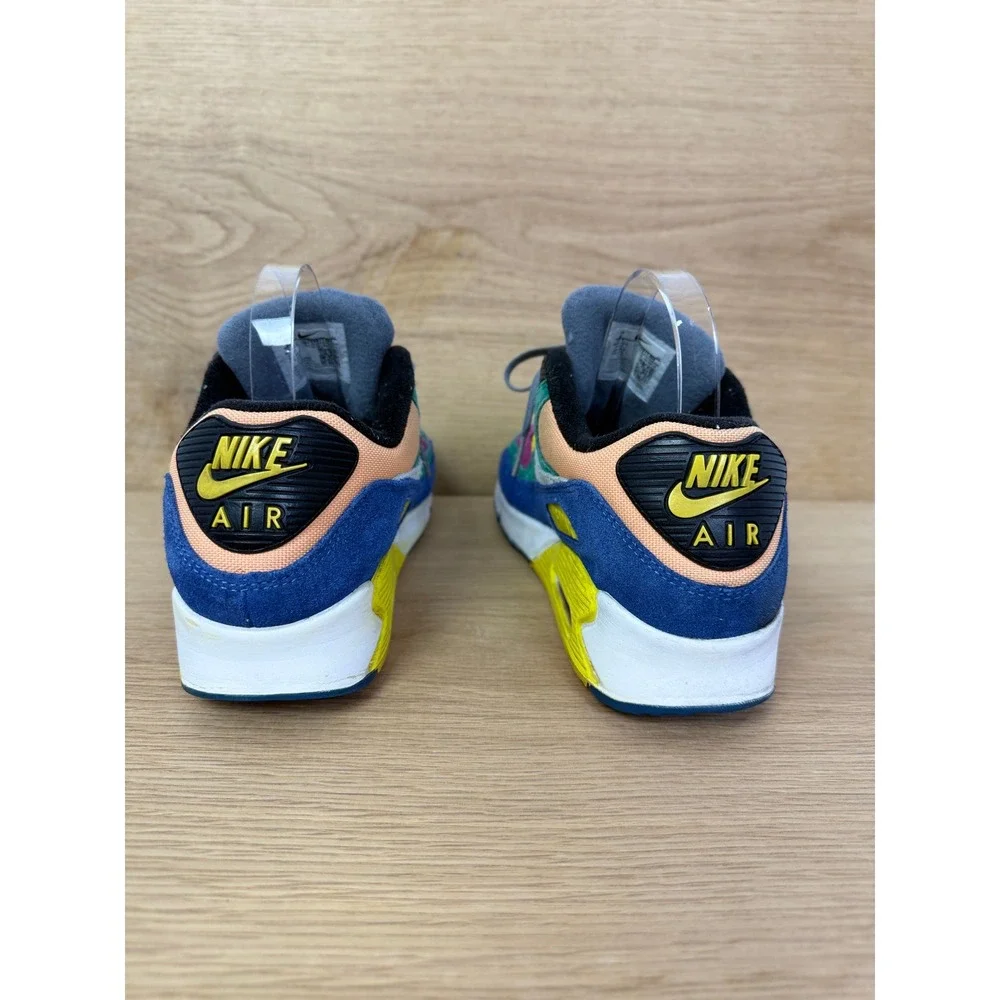 Nike Air Max 90 Running‎ Shoes Sneakers Multi Color Mens Size 9 CD0917-300